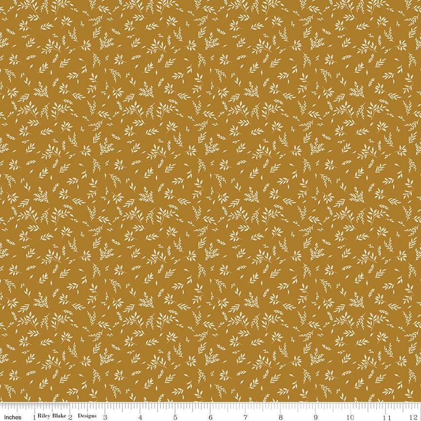 Bountiful Leaves Butterscotch by Sandy Gervais for Riley Blake Designs - C17868-BUTTERSCOTCH