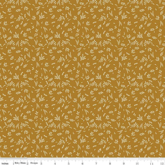 Bountiful Leaves Butterscotch by Sandy Gervais for Riley Blake Designs - C17868-BUTTERSCOTCH