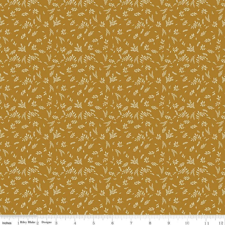 Bountiful Leaves Butterscotch by Sandy Gervais for Riley Blake Designs - C17868-BUTTERSCOTCH