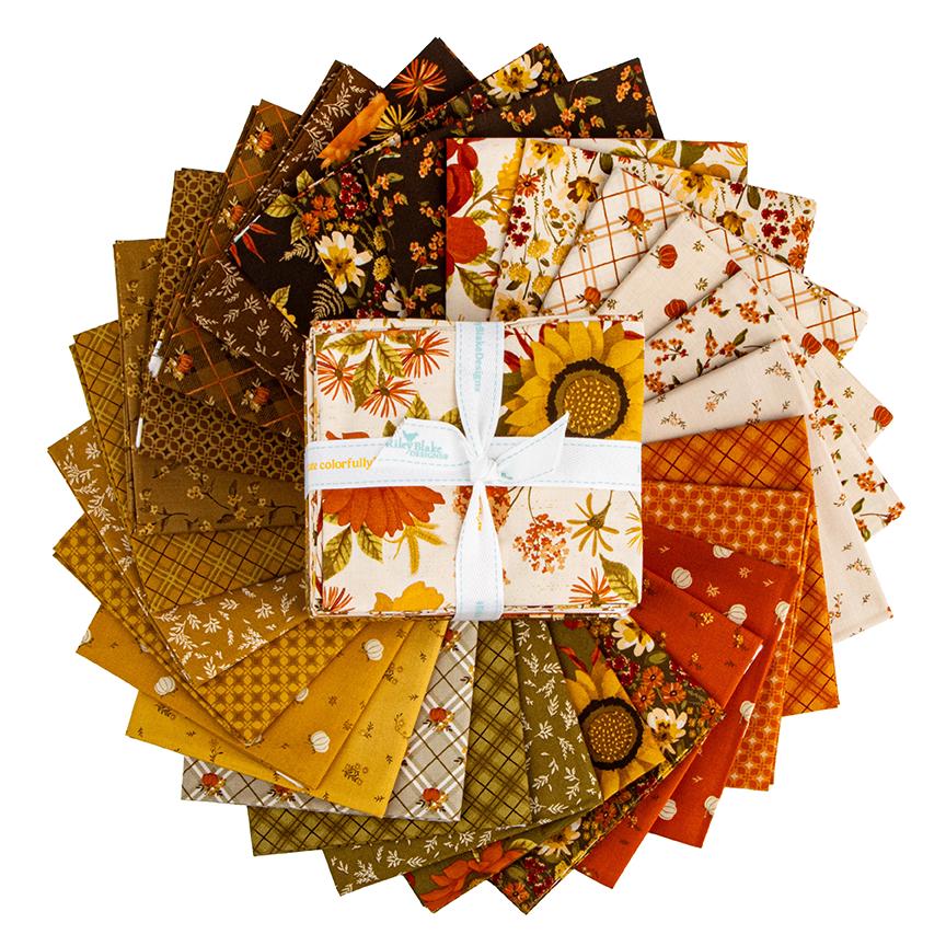 Bountiful Fat Quarter Bundle by Sandy Gervais for Riley Blake Designs - FQ-17860-27 (27 pieces)