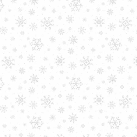Stocking Stuffers Snowflakes White On White Fabric by Wilmington Prints for Wilmington Prints - 1817-39169-100
