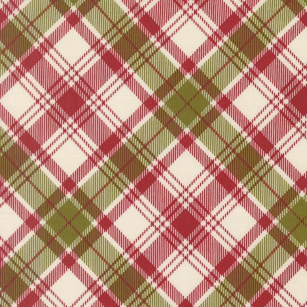 Chilly Christmas Plaid Checks and Plaids Red by Sweetwater for Moda Fabrics - 55715 12