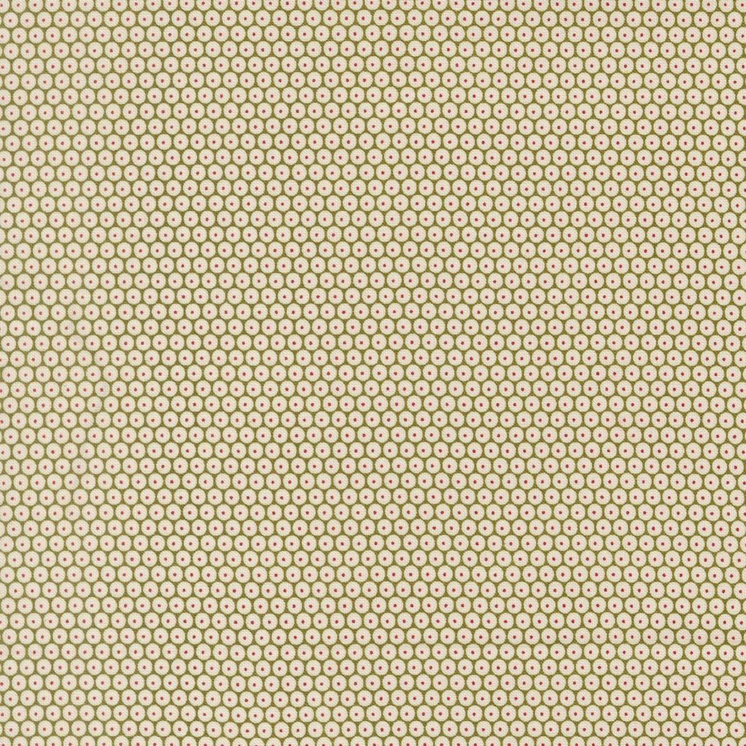 Chilly Snowball Dots Pine by Sweetwater for Moda Fabrics - 55718 13