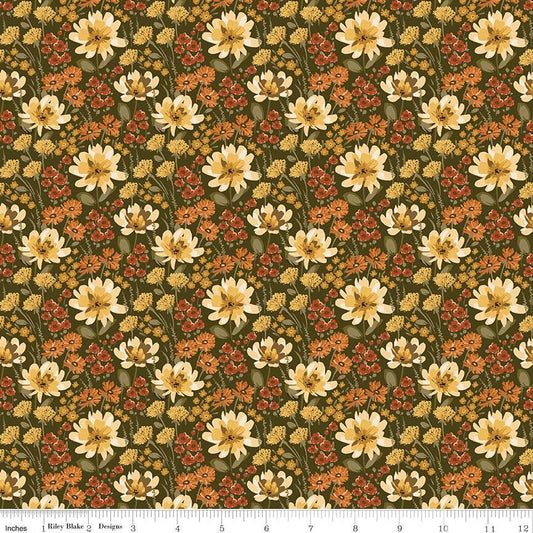 Bountiful Floral Shrubs by Sandy Gervais for Riley Blake Designs - C17861-SHRUBS
