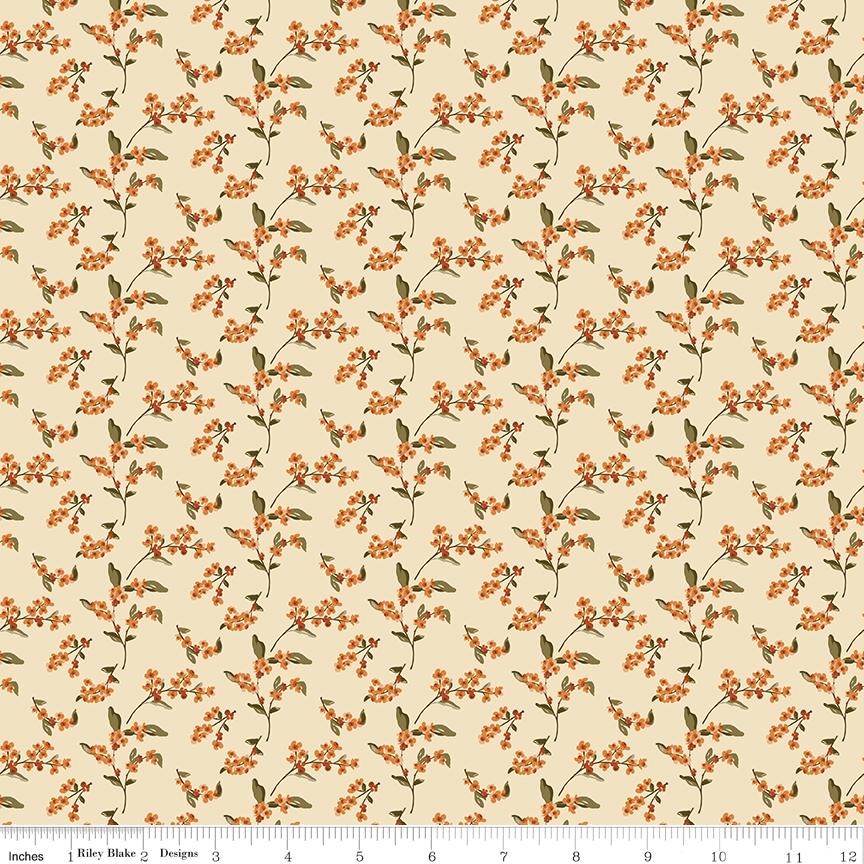 Bountiful Bittersweet Ivory by Sandy Gervais for Riley Blake Designs - C17865-IVORY