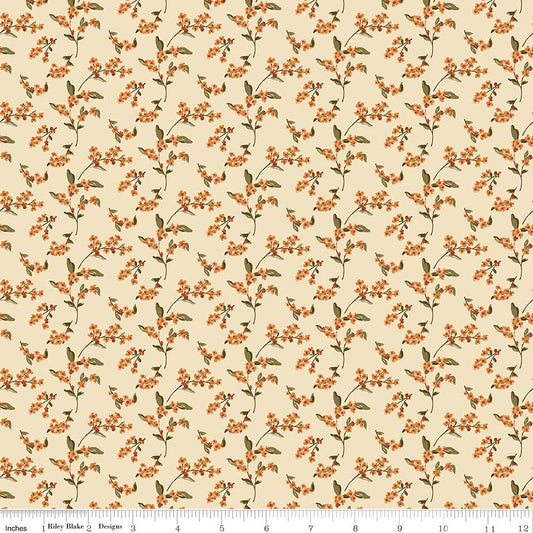 Bountiful Bittersweet Ivory by Sandy Gervais for Riley Blake Designs - C17865-IVORY