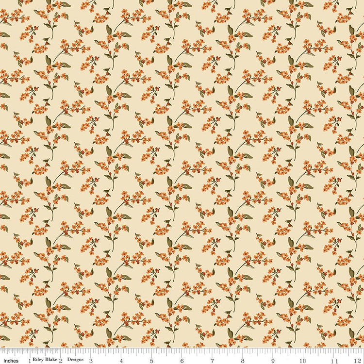 Bountiful Bittersweet Ivory by Sandy Gervais for Riley Blake Designs - C17865-IVORY