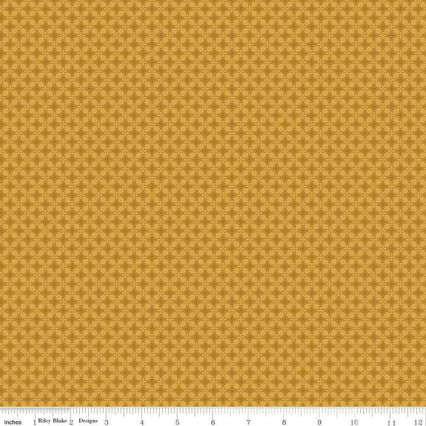 Bountiful Geometric Gold by Sandy Gervais for Riley Blake Designs - C17867-GOLD