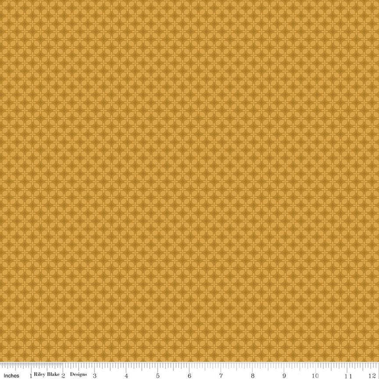 Bountiful Geometric Gold by Sandy Gervais for Riley Blake Designs - C17867-GOLD