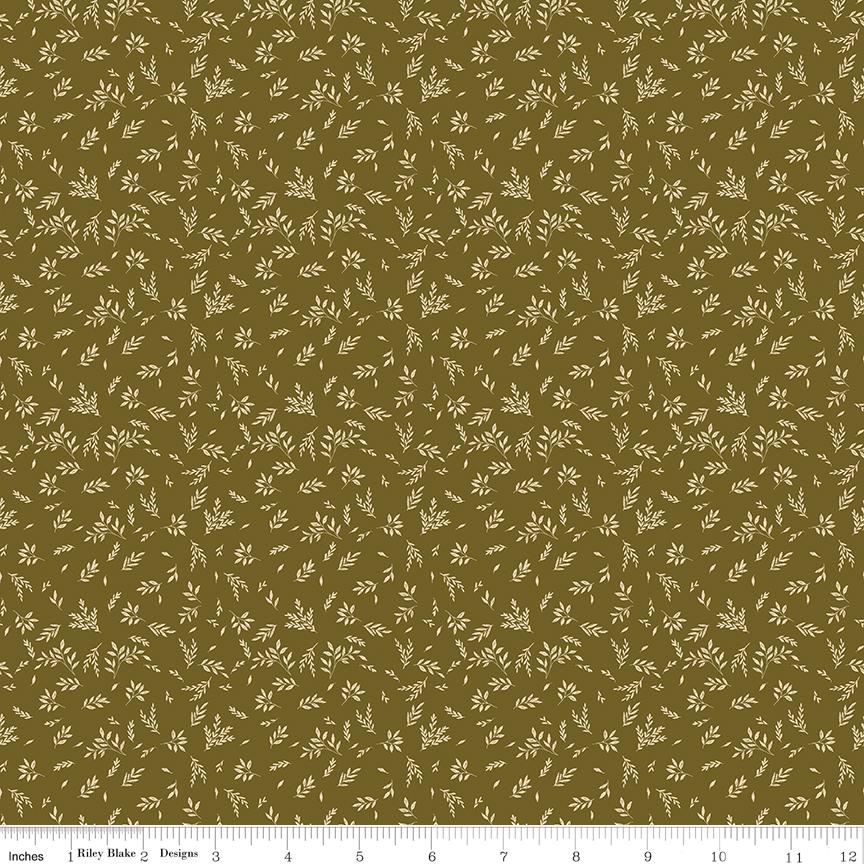 Bountiful Leaves Green by Sandy Gervais for Riley Blake Designs - C17868-GREEN