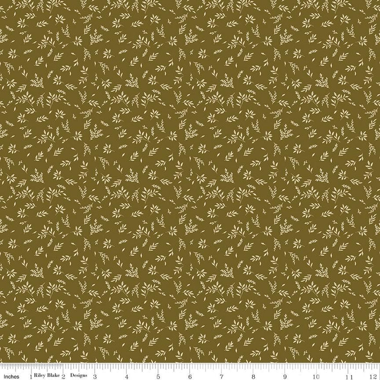 Bountiful Leaves Green by Sandy Gervais for Riley Blake Designs - C17868-GREEN