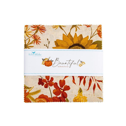 Bountiful 5 Inch Stacker by Sandy Gervais for Riley Blake Fabrics - 5-17860-42