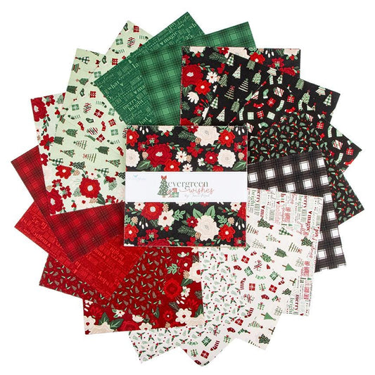 Evergreen Wishes 10" Stacker by Traci Reed for Riley Blake Designs - 10-17810-42
