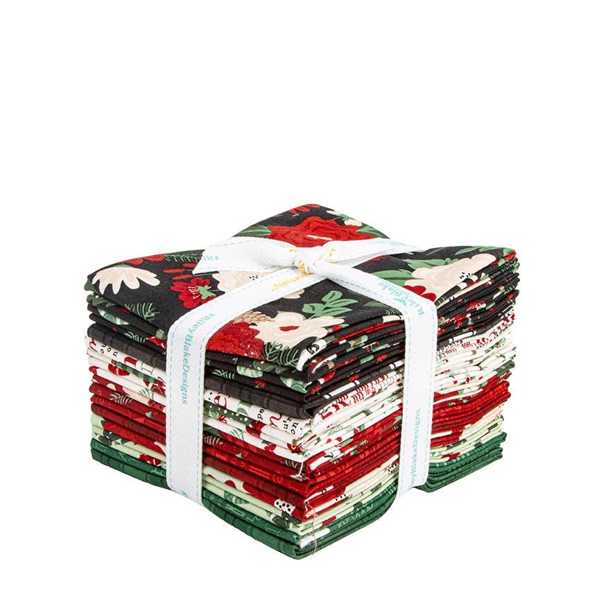Evergreen Wishes Fat Quarter Bundle by Traci Reed for Riley Blake Designs - FQ-17810-18 (18 pieces)