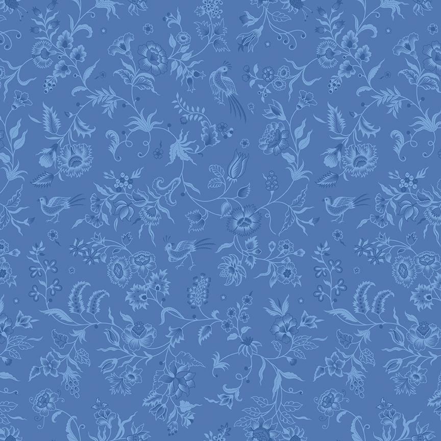 Kipling Gardens Haviland Blueberry by Lily Ashbury for Riley Blake Designs - C17882-BLUEBERRY