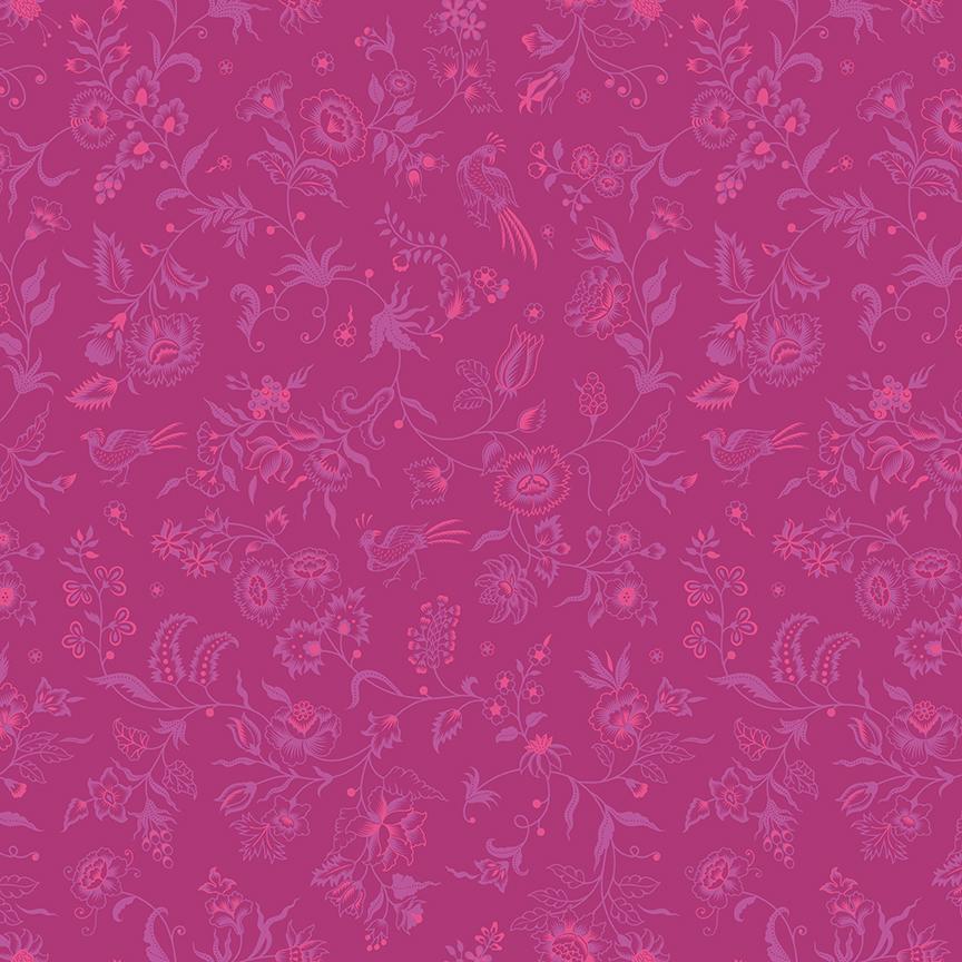 Kipling Gardens Haviland Fuchsia by Lily Ashbury for Riley Blake Designs - C17882-FUCHSIA
