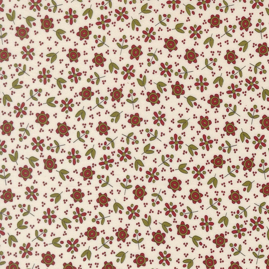 Chilly Christmas Flowers Florals Vanilla by Sweetwater for Moda Fabrics - 55712 11