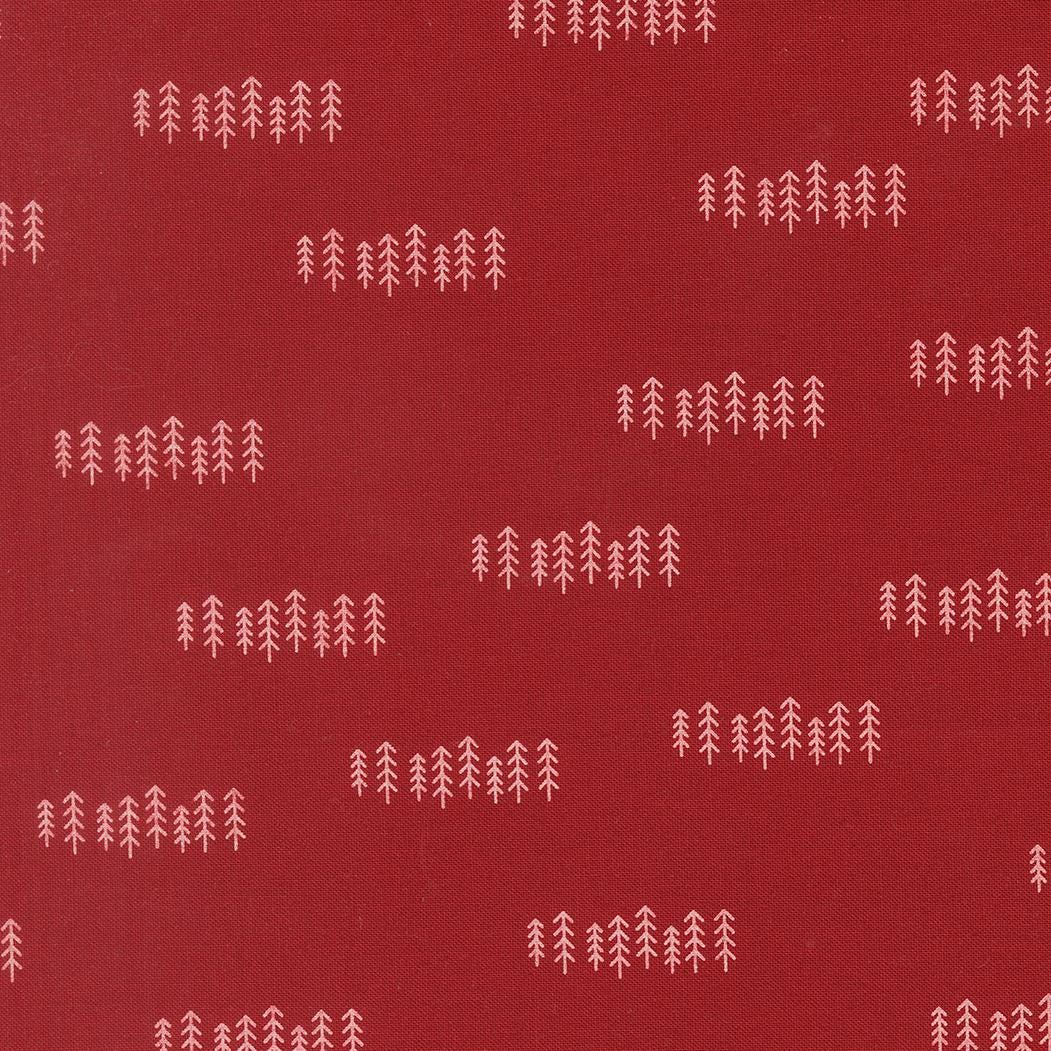 Chilly Christmas The Forest Blenders Tree Red by Sweetwater for Moda Fabrics - 55713 22