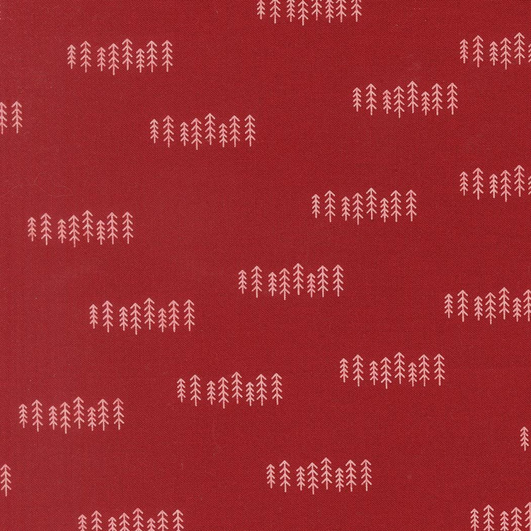 Chilly Christmas The Forest Blenders Tree Red by Sweetwater for Moda Fabrics - 55713 22