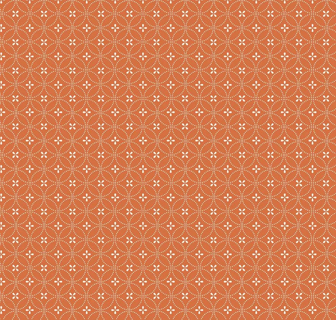 Summer's in Town Circle Dots Orange by Sandy Gervais for Riley Blake Designs - C17534-ORANGE