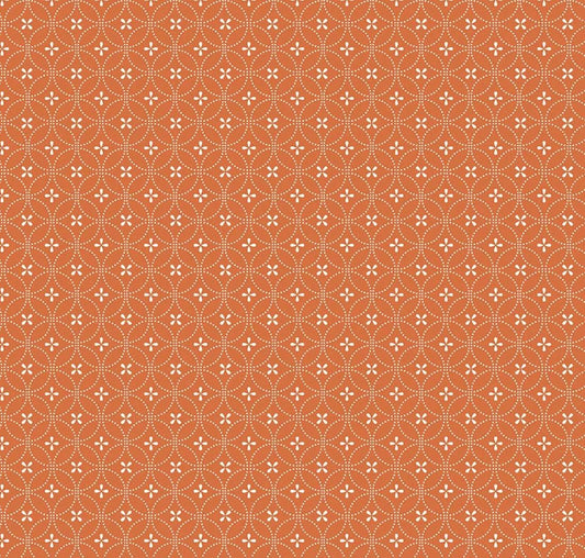 Summer's in Town Circle Dots Orange by Sandy Gervais for Riley Blake Designs - C17534-ORANGE