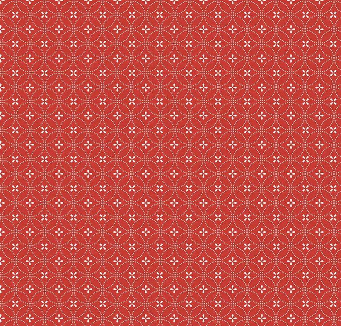 Summer's in Town Circle Dots Red by Sandy Gervais for Riley Blake Designs - C17534-RED