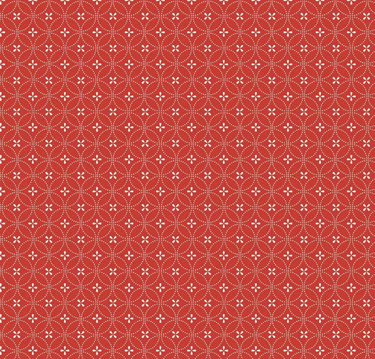 Summer's in Town Circle Dots Red by Sandy Gervais for Riley Blake Designs - C17534-RED