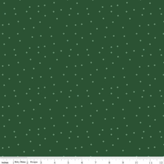 Christmas Time Dots Forest by Dani Mogstad for Riley Blake Designs - C17825-FOREST