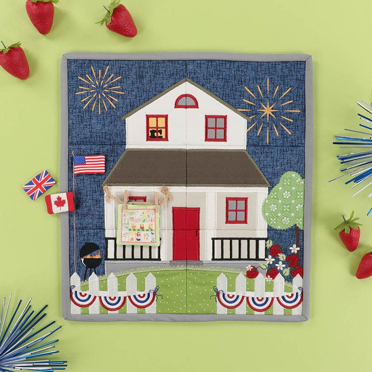 Home Sewn Volume 1 Machine Embroidery Designs & Embellishment Kit - Kimberbell Designs