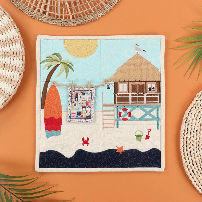 Home Sewn Volume 1 Machine Embroidery Designs & Embellishment Kit - Kimberbell Designs
