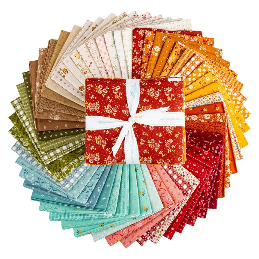 Baked With Love Fat Quarter Bundle by Lori Holt for Riley Blake Designs - FQ-17780-53 (53 pieces)