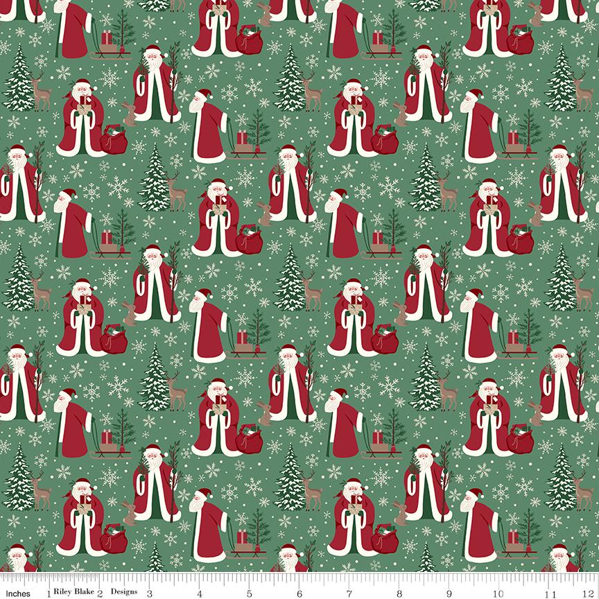Christmas Time Main Green by Dani Mogstad for Riley Blake Designs - C17820-GREEN