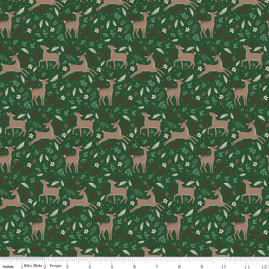 Christmas Time Deer Forest by Dani Mogstad for Riley Blake Designs - C17821-FOREST