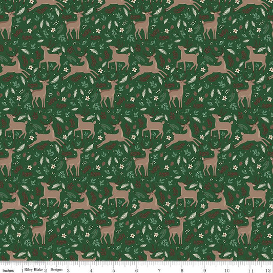 Christmas Time Deer Forest by Dani Mogstad for Riley Blake Designs - C17821-FOREST