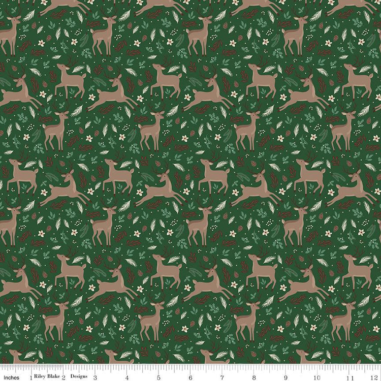 Christmas Time Deer Forest by Dani Mogstad for Riley Blake Designs - C17821-FOREST