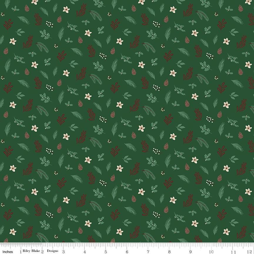 Christmas Time Foliage Forest by Dani Mogstad for Riley Blake Designs - C17823-FOREST