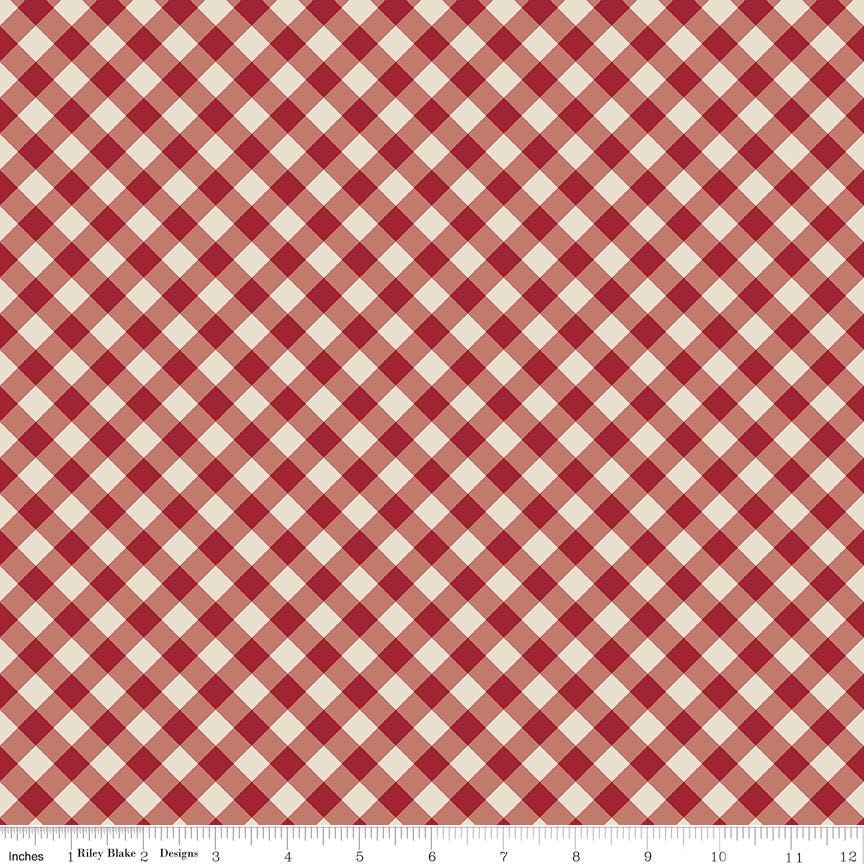 Christmas Time Plaid Linen by Dani Mogstad for Riley Blake Designs - C17824-LINEN