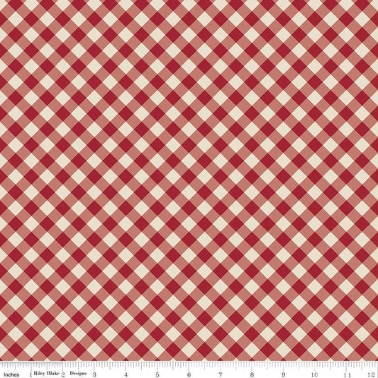 Christmas Time Plaid Linen by Dani Mogstad for Riley Blake Designs - C17824-LINEN