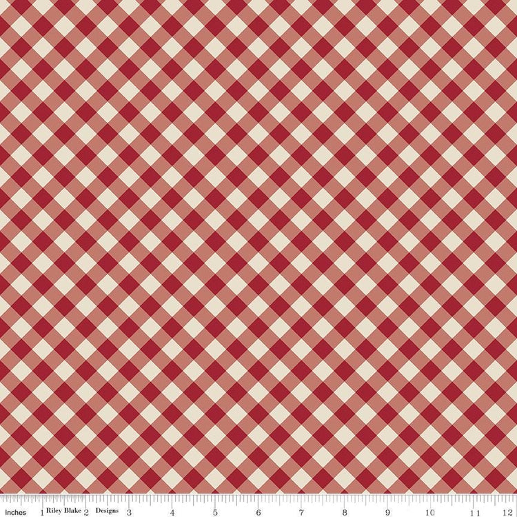 Christmas Time Plaid Linen by Dani Mogstad for Riley Blake Designs - C17824-LINEN