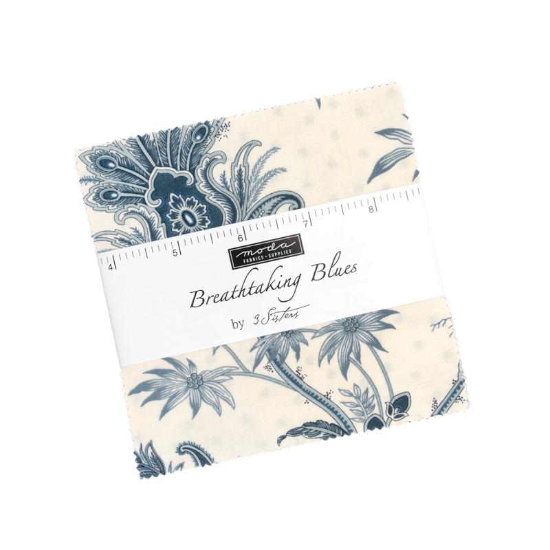 Breathtaking Blues Charm Pack by 3 Sisters for Moda Fabrics - 44400PP