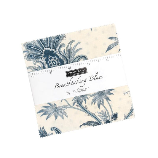 Breathtaking Blues Charm Pack by 3 Sisters for Moda Fabrics - 44400PP