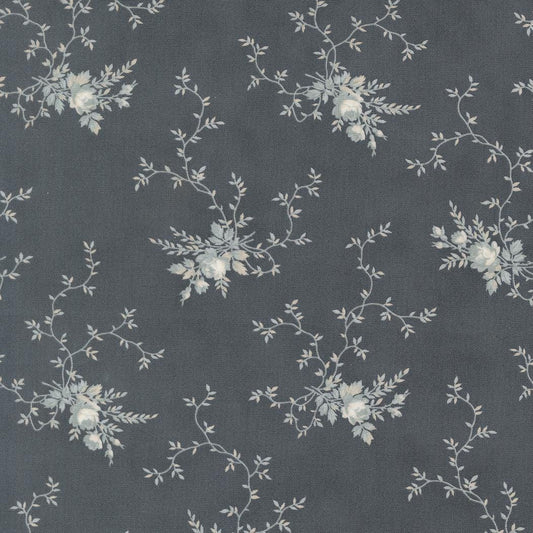 Breathtaking Blues Rose Garden Florals Dusk by 3 Sisters for Moda Fabrics - 44402 14