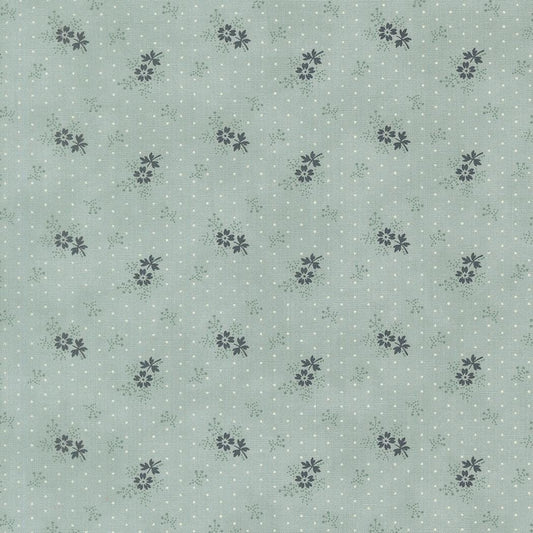 Breathtaking Blues Little Flower Small Floral Sky by 3 Sisters for Moda Fabrics - 44406 13