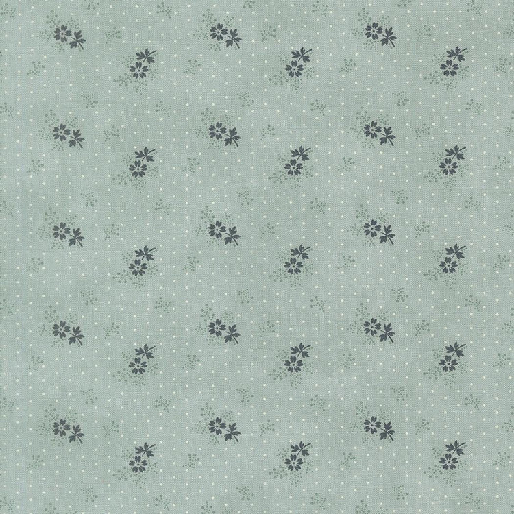 Breathtaking Blues Little Flower Small Floral Sky by 3 Sisters for Moda Fabrics - 44406 13
