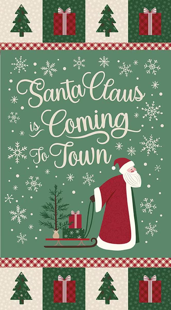 Christmas Time Coming to Town Panel by Dani Mogstad for Riley Blake Designs - P17826-PANEL