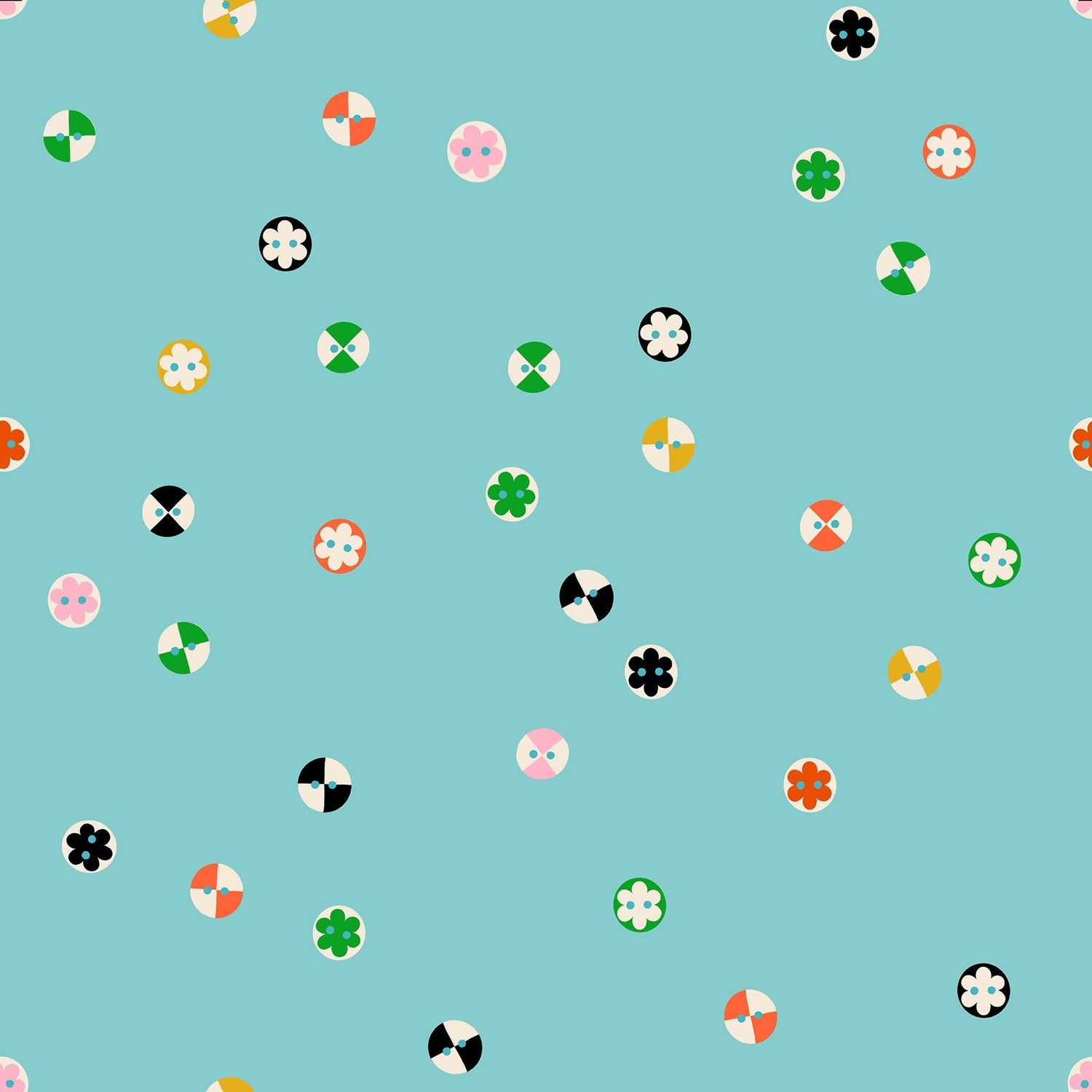 1 800 Notion Buttons Novelty Notions Vintage Retro Cloudless by Ruby Star Society for Moda Fabrics - RS5208 15