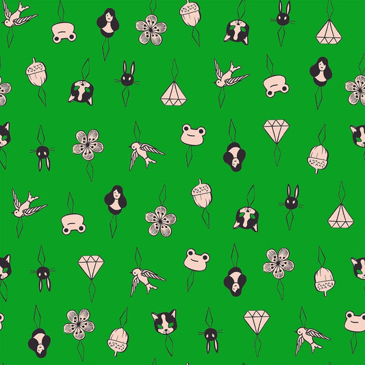 1 800 Notion Thread Charms Novelty Retro Vintage Sewing Notions Needle Deep Verdant by Ruby Star Society for Moda Fabrics - RS5214 16