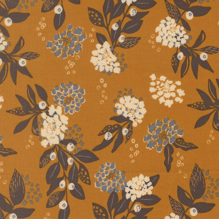 Wellspring Inflorescence Florals Carmel by Fancy That Design House for Moda Fabrics - 45671 15