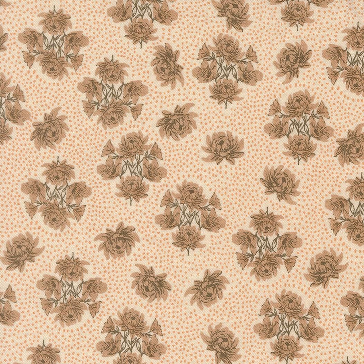 Wellspring Speckled Serenade Florals Dots Eggshell45672 11 by Fancy That Design House for Moda Fabrics - 45672 11