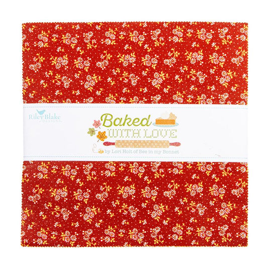 Baked With Love 10" Stacker by Lori Holt for Riley Blake Deisgn Fabrics - 10-17780-42 - 42 pieces